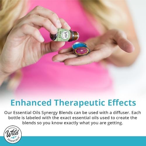 mEssentials Wild Essentials Focus 100% Pure Essential Oil Synergy Blend 2 Pack 10ml, Therapeutic Grade Concentration Formula for Mental Clarity, Study, Work, Test, Interview, Attention Made in The USA - Image 5