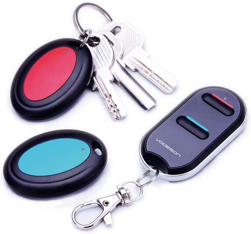Vodeson Key Finder TV Remote Control Finder, No Smartphone Needed Easy to Use Suitable for The Elderly 80dB RF Locator Device,Key Finders Make Noise Keychain Tracker/Wallet Finder - Image 1
