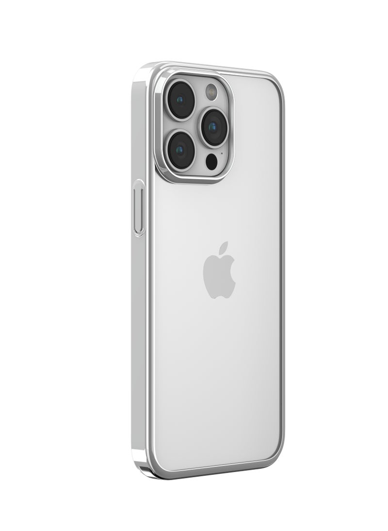 devia - iPhone 13 Pro 2021 {6.1} Case from Devia Transparent Drop and Scratch Resistant The protective case is specially designed to withstand drops from a height of up to 1.2 meters in silver color - Image 1