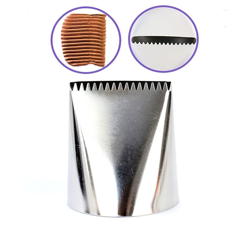 Combination 1 Stainless Steel Piping Tips For Cake Decorating Icing Nozzles - Image 5