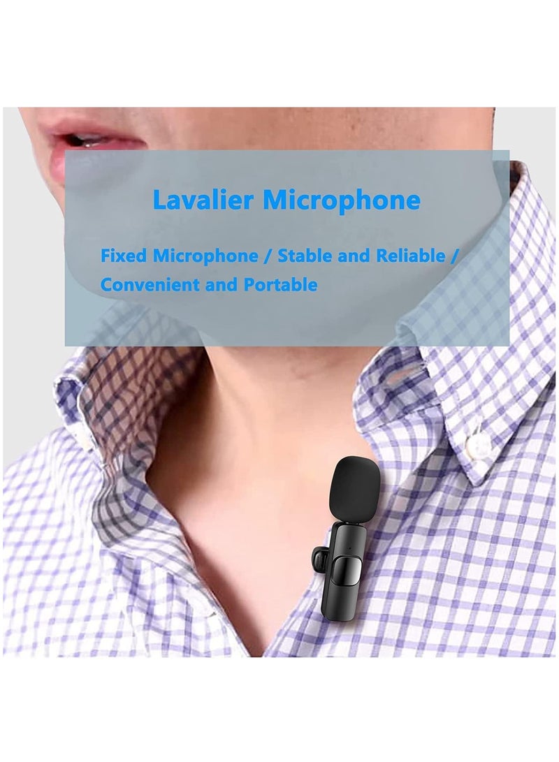 Wireless Lavalier Microphone for iPhone iPad Mini Mic for YouTube Facebook Live Stream TikTok Vlog Zoom Video Recording - Noise Reduction/No APP & Bluetooth Needed - Image 4