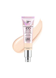 IT COSMETICS Your Skin But Better Cc+ Cream Illumination - Color Correcting Cream, Full-Coverage Foundation, Hydrating Serum & Spf 50+ Sunscreen Radiant Finish 1.08 Fl Oz  - Image 1