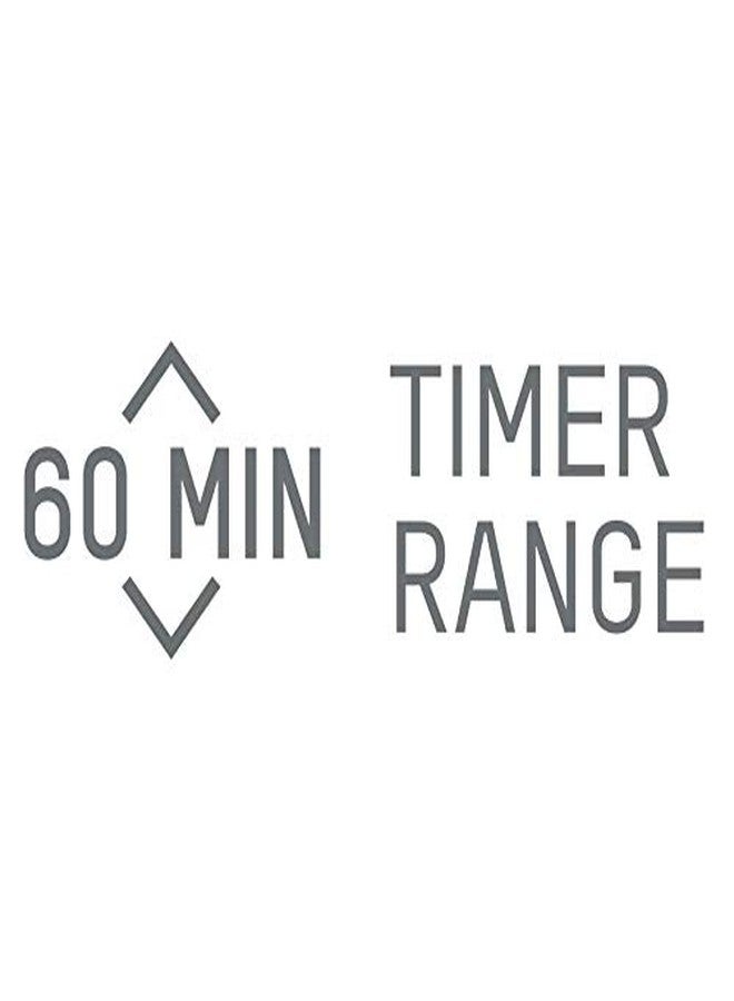 Taylor Kitchen Timer, Classic Mechanical Cooking and Baking Countdown Rotating Alarm, 60 Minutes, White - Image 4