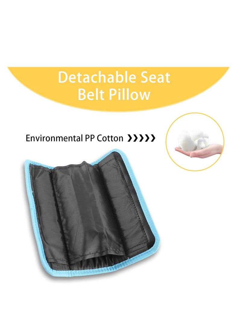 Zikra Seat Belt Adjuster and Cover for Kids Car Seat Strap Pads and Covers Toddler Seatbelt Cushion  Pillow for Child Safety Travel Kids Seat Belt Cover Pad Shoulder Belt Positioner Clip Bear - Image 5