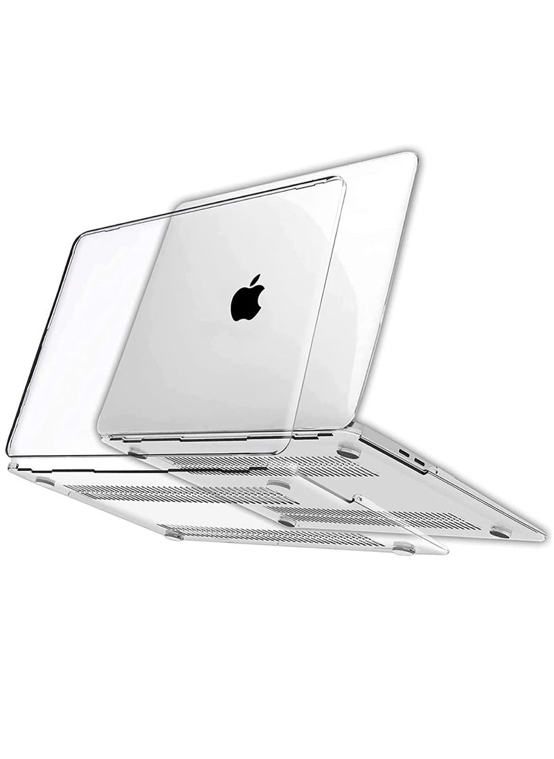 Generic - Case Compatible With MacBook Pro 13 inch (2016-2020 (A2338/M1/A2289/A2251/A2159/A1706/A1989) Protective Snap On Hard Shell Cover For New MacBook Pro 13 (Crystal Clear) - Image 1