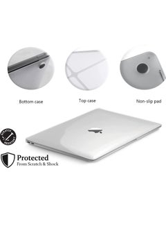 Generic Case Compatible With MacBook Pro 13 inch (2016-2020 (A2338/M1/A2289/A2251/A2159/A1706/A1989) Protective Snap On Hard Shell Cover For New MacBook Pro 13 (Crystal Clear)  - Image 5