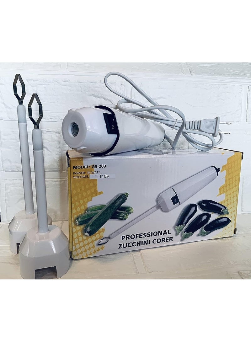 DubaiGallery Variable speed electric power electric vegetable corer zucchini cucumber eggplant potato turnip carrot drill easy veggie corer  - Image 1