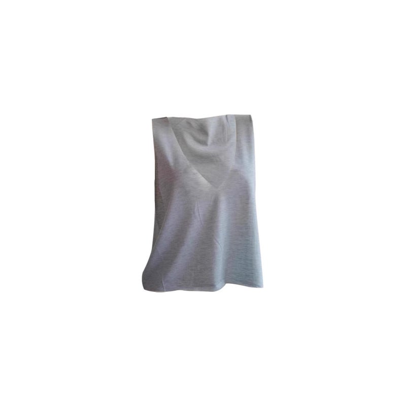 Women's Loose Sleeveless U-Neck T-shirt - Image 2