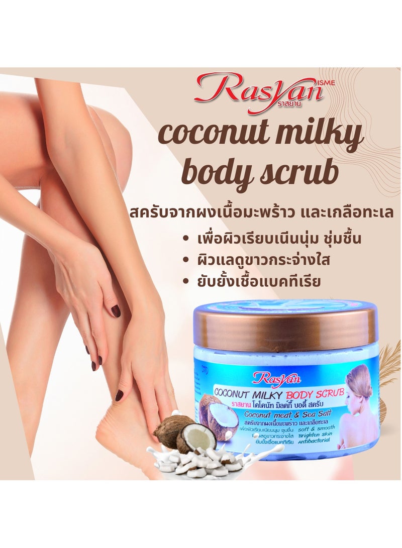 Rasyan Coconut Milky Body Scrub (350 g) - Image 2