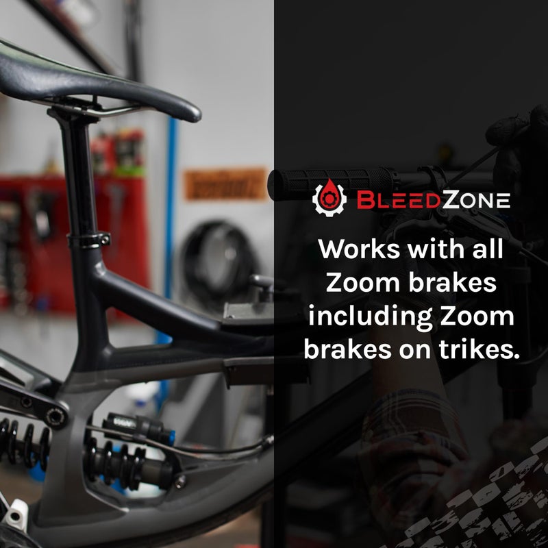 Bleedzone Bleed Kit For Zoom Hydraulic Brakes With 60Ml Mineral Oil  Ideal For Zoom Brake Bleed Kit - Works With Zoom Brakes On Trikes  Bicycle Brake Bleed Kit  Designed For Zoom Bleed Kit - Image 5
