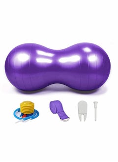 Y&D Peanut Ball, Exercise Yoga Balance Stability Sitting Anti Burst Ball for Labor Birthing, Kids Sensory Toys, Home & Gym Fintness, Include Pump Strap  - Image 1