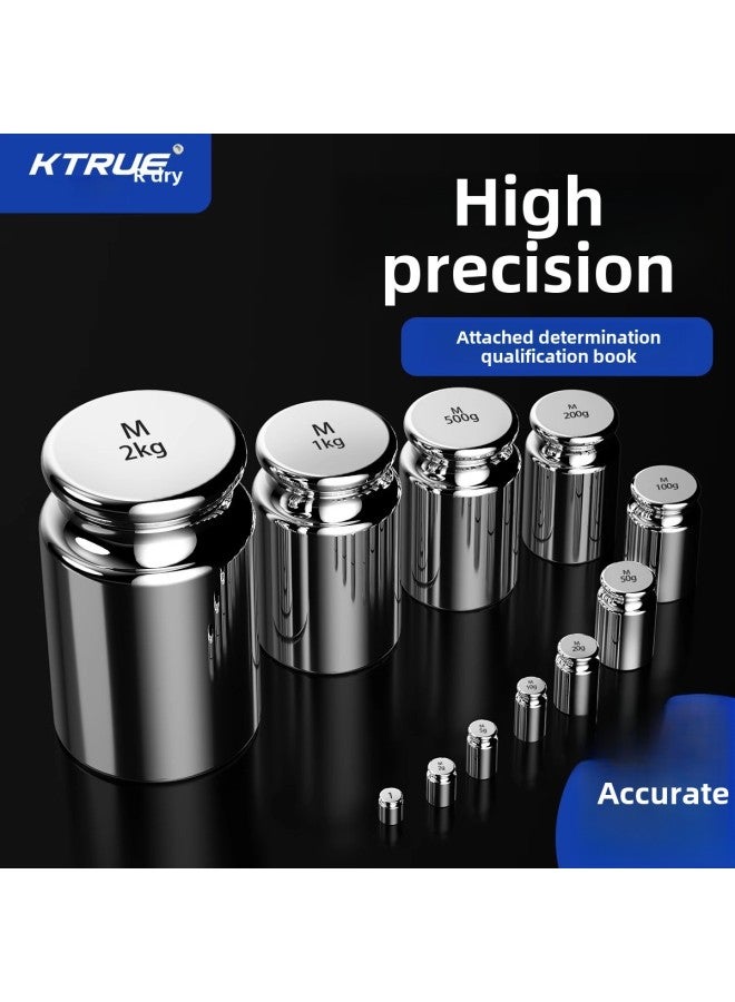 Outlet 1000 M1 Standard Weight Calibration Suit 1kg Calibration Code Block 500g Weight 100g Counterweight-Model:M1 Chrome Plated 5g (without Box) - Image 4