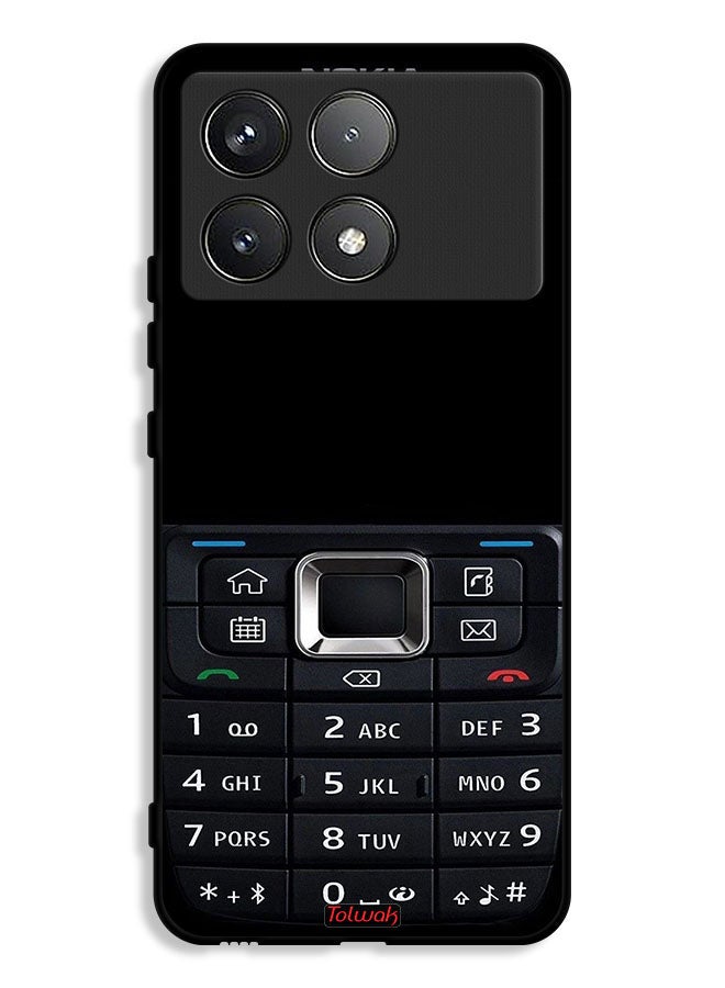 Tolwak غطاء حماية Xiaomi Poco X6 Pro 5G بنمط الهاتف القديم - Image 1