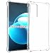 USTIYA Case for Vivo X60 Pro Clear TPU Four Corners Protective Cover Transparent Soft funda - Image 2