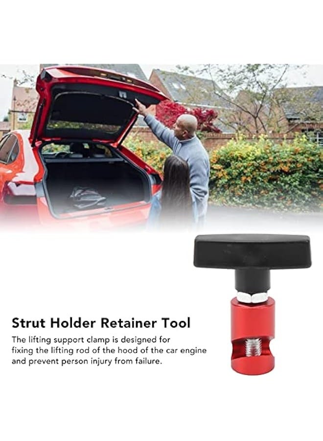 دباسة دعم قابلة للتثبيت، سهلة الاستخدام مشبك دعم غطاء متينة لسيارات هاتشباك (أحمر) - Image 4