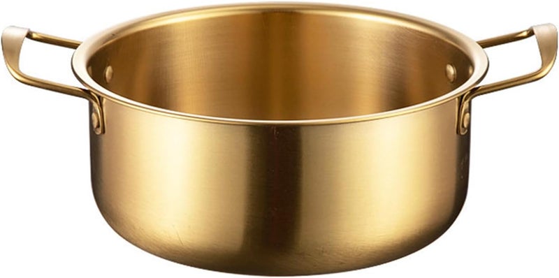 Korean Styles Noodles Cooking Pots with Cover Comes and Eating Utensils Portable Stainless Steel Soup Pots Stainless Steel Soup Saucepan - Image 3