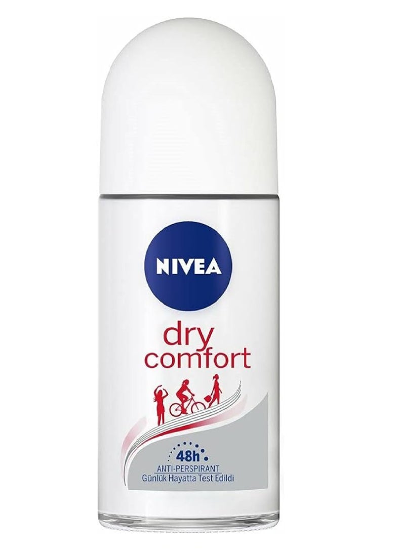 Nivea نيفيا دراي كومفورت مزيل عرق رول 48 ساعة 50 مل