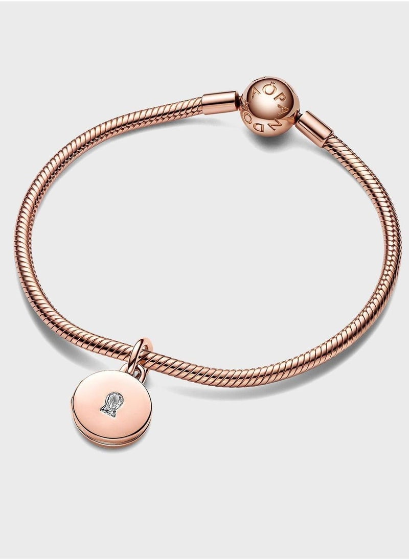 PANDORA Openable & Engravable Love Locket Dangle Charm  - Image 2
