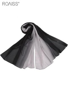 roaiss Women's Fashionable Dust Headscarf 2 Pieces Set Multipurpose Magic Headscarf Fashion Hot Diamond Sarong Gradient Headscarf  - Image 2