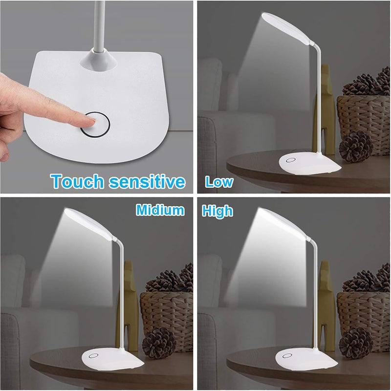 DEEPLITE Plastic Desk Lamp Daylight White Pack of 1 Lamp 1 USB Cable 1 Operating Manual - Image 2