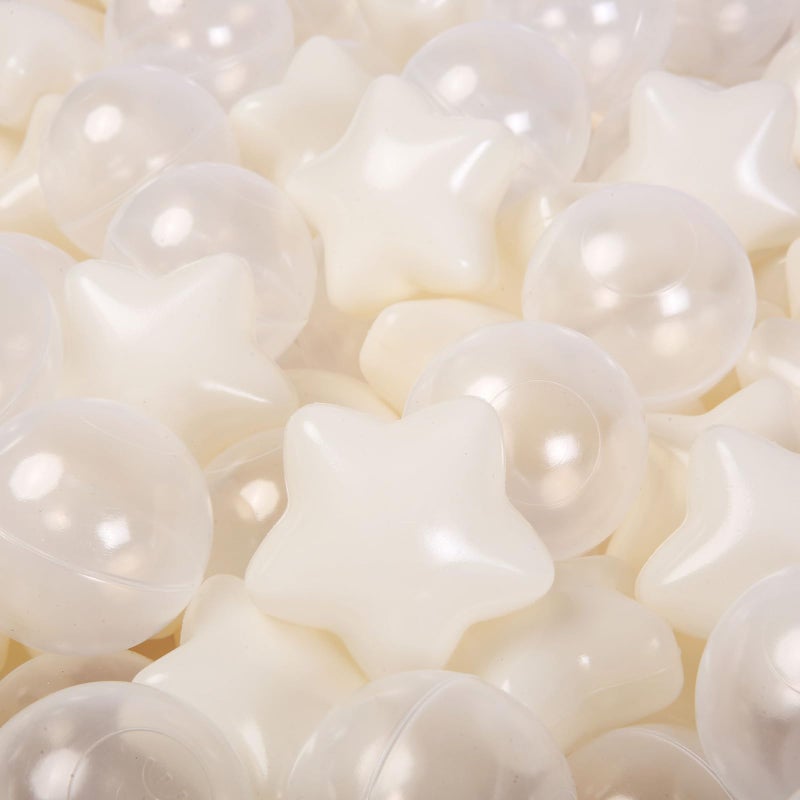 STARBOLO Star Ball Pit Balls for Toddlers -100pcs Crush Proof Phthalate Free BPA Free Non-Toxic Play Balls Play Tent Pool Playhouse Playpen Party Decoration. - Image 2