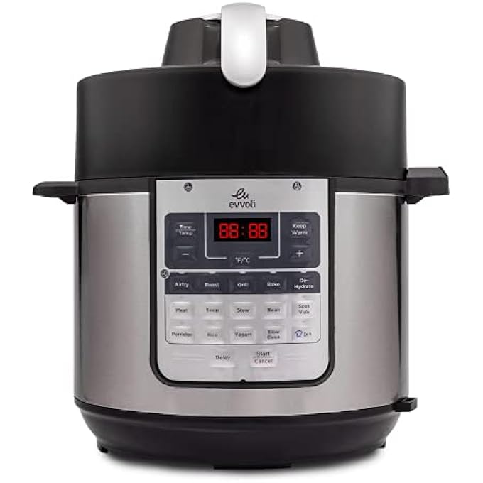 إيفولي قدر ضغط كهربائي 15 في 1 مع مقلاة هوائية كومبو 57 لتر 1500 واط EvkaCom6015S - Image 2