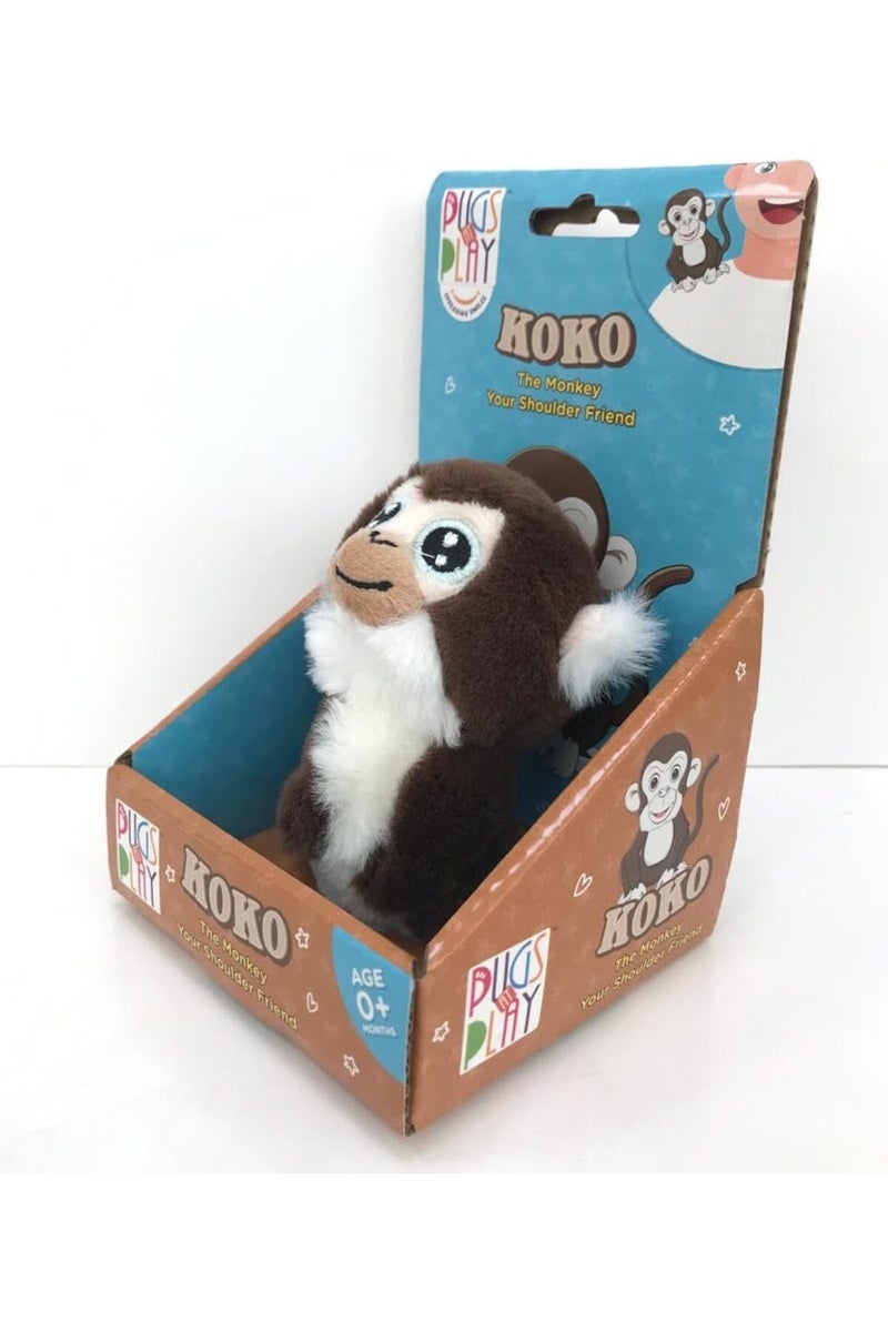 PUGS AT PLAY رفيق الكتف كوكو 4 بوصة - Image 3