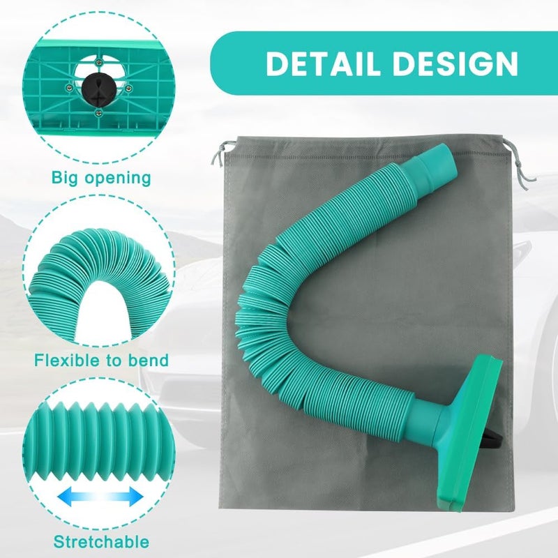 KASCLINO Car Crotch Vent Extender Hose - Air Conditioning Vent Extensions (12.6-33.66inch) - Image 4