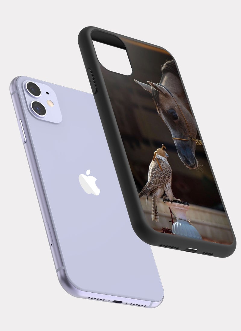 PXLAAT iPhone 11 case cover Hawk And Horse  - Image 2