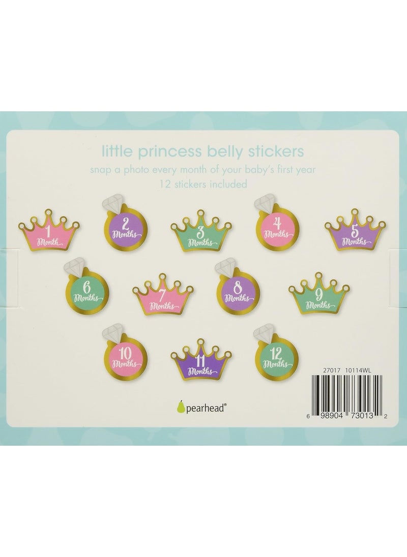 pearhead Pearhead Little Princess Babys First Year Belly Stickers  - Image 2