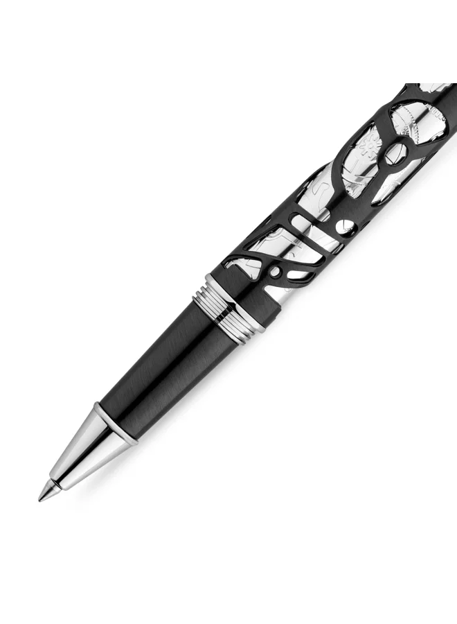 سانت هونور Monceau Silver Pen with Grey Inlay Finish for Men's