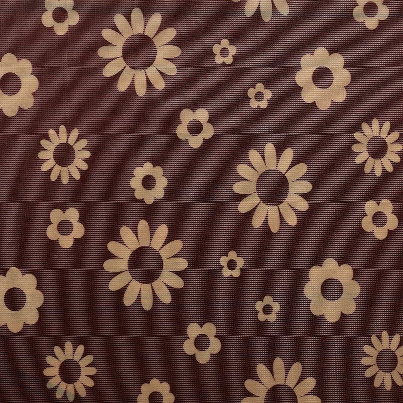 CASANEST Waterproof Square Shaped Brown Flower Design46 Seater Dining Table Cover Size 54x78 inches printed002 - Image 4