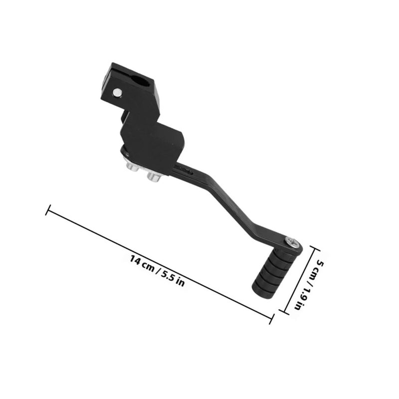 Black Folding Aluminum Alloy Motorcycle Gear Shifter Lever Set Replacement - Image 3
