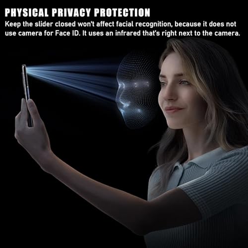 EYSOFT Front Camera Cover Compatible for iPhone 17 Pro Max/ 17 Pro/17 Air/17,Webcam Cover Protect Privacy and Security,Not Affect Face ID,Strong Adhesive-Black-Updated Version - Image 2