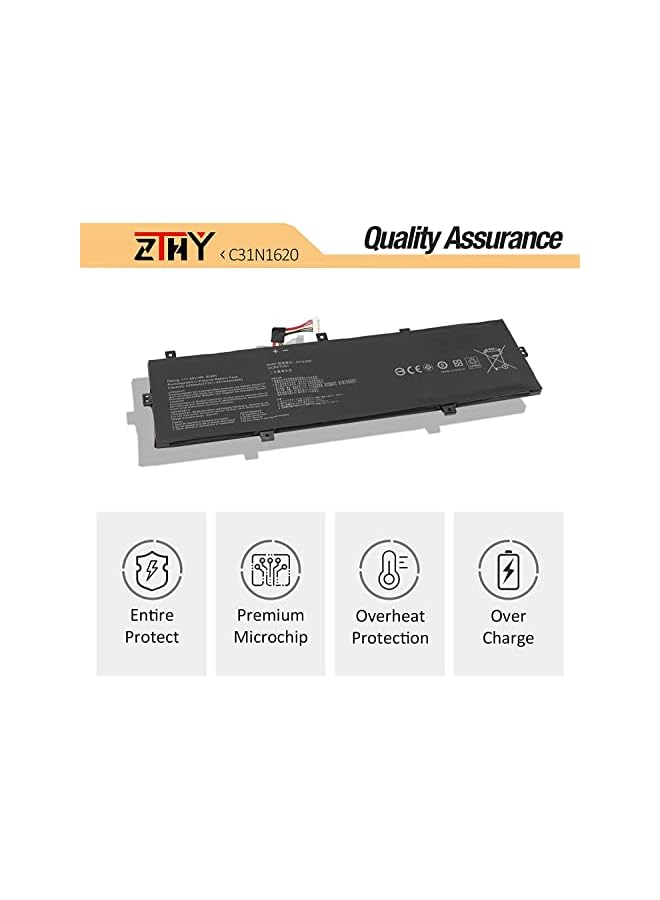 ZTHY C31N1620 Laptop Battery Replacement For Asus Zenbook U4100U U4100Uq Ux430U Ux430Uq Ux430Uq-Gv015T Series 0B200-02370000 C31Pojh 31Cp5/70/81 11.55V 50Wh 4335Mah - Image 4