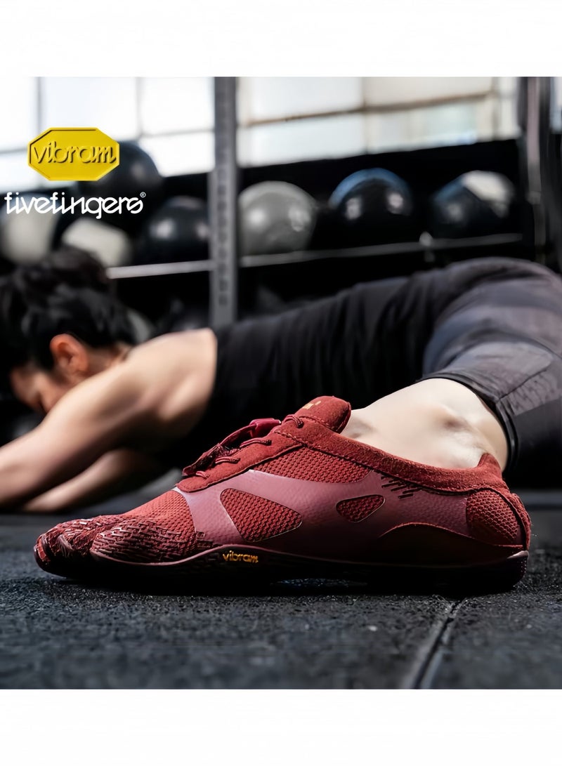 Vibram FiveFingers Vibram خمسة أصابع أحذية النساء اليوغا داخلية بيلاتس عارية القدم تدريب شامل مضاد للانزلاق أحذية اللياقة البدنية KSOEVO - Image 1