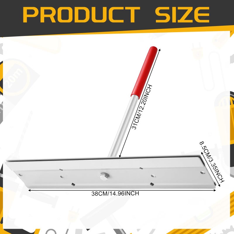 Otoolling 15 Inch Sheet Metal Bender Steel Metal Folding Hemming Tool Bending Hand Forming for HVAC Bending Forming 3/8'' and 1'' Fold Depths in Ductwork Standing Seam Roofing Panels Folds up to 16 Ga - Image 3