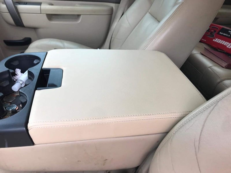 VeCarTech Center Console Lid Kit with Latch compatible with 2007-2013 Chevy Tahoe/Avalanche/2008-2014 Silverado/GMC Yukon(XL)/Sierra 1500/2500/3500 Center Console Cover Repair Kit OEM 20864151(Tan) - Image 5
