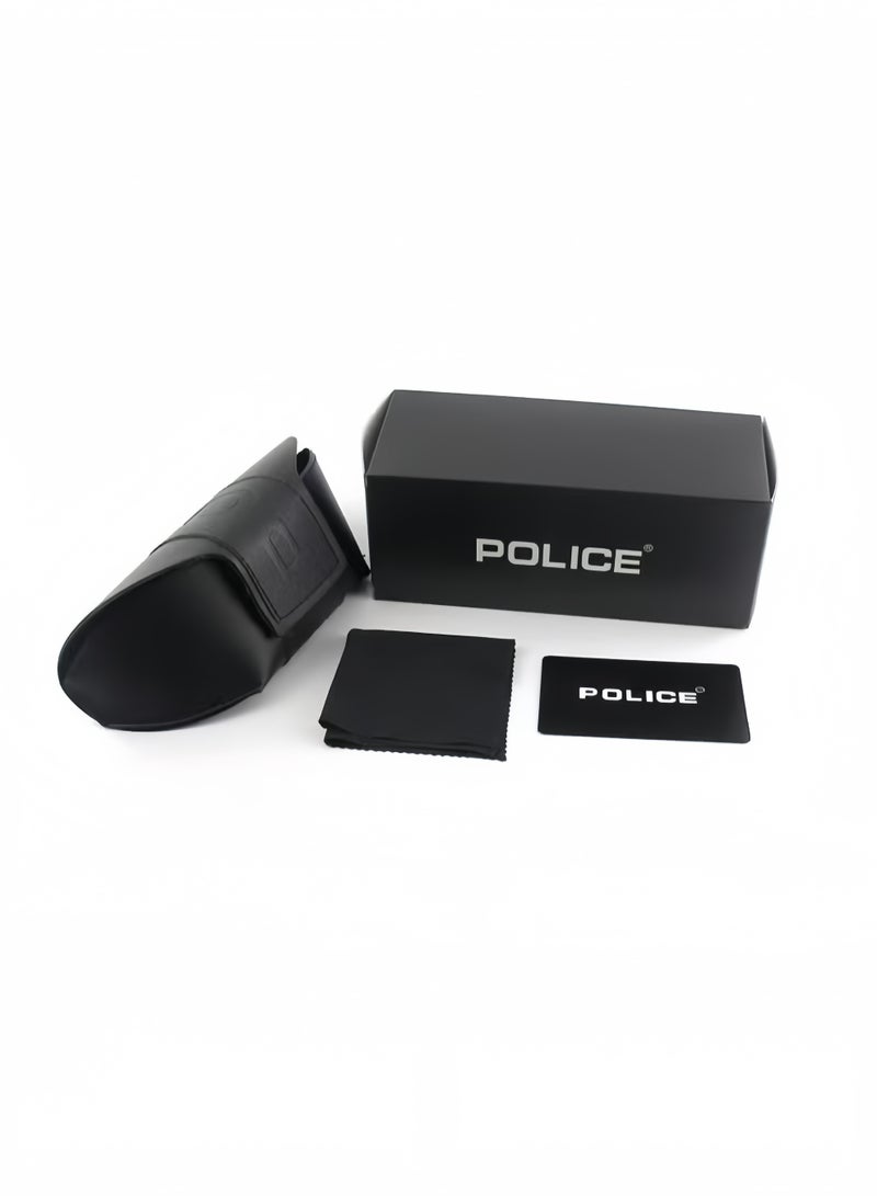 POLICE New Fashion Men's Polarized Sunglasses,Cycling Sunglasses, Protects You from UV Rays Metal High-end Sunglasses Black Frame Black Gold - Image 4