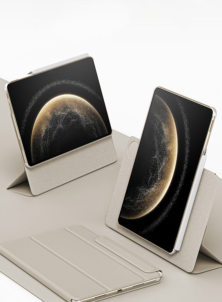 Case Compatible with Huawei MatePad Pro 13.2 inch 2025 (WEB-W00) 【Supports Pencil】, Hybrid Detachable Magnetic Tri-fold Stand Cover, Matte Clear Back, Auto Wake/Sleep - Image 1