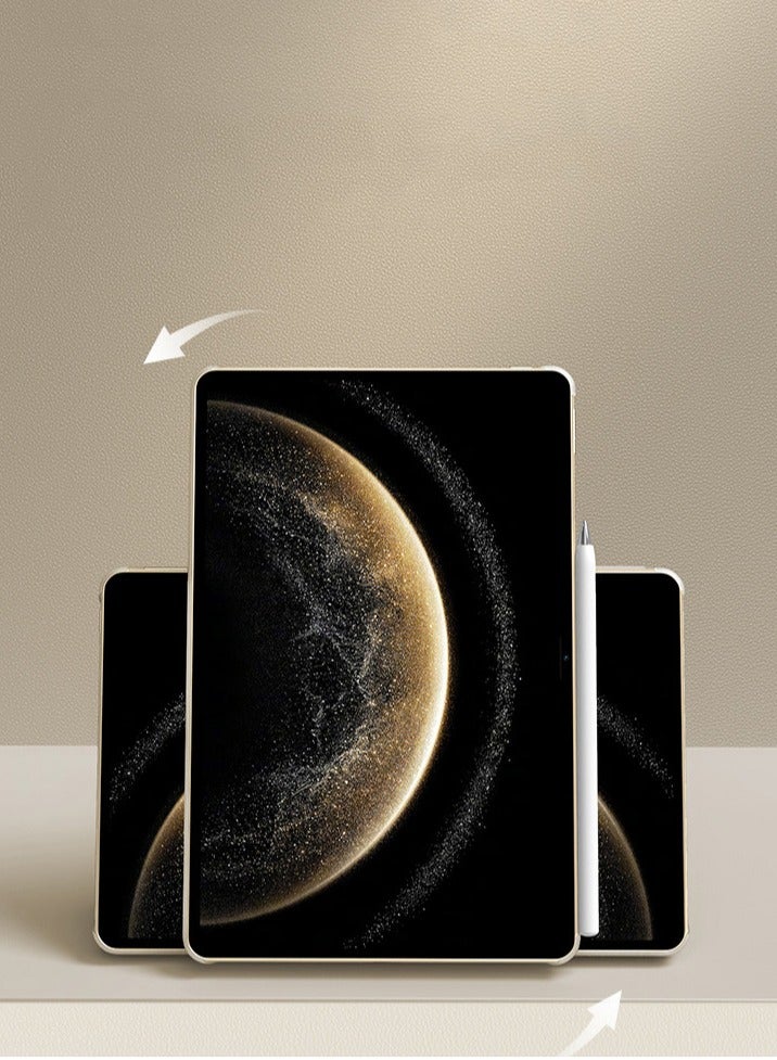 Case Compatible with Huawei MatePad Pro 13.2 inch 2025 (WEB-W00) 【Supports Pencil】, Hybrid Detachable Magnetic Tri-fold Stand Cover, Matte Clear Back, Auto Wake/Sleep - Image 2