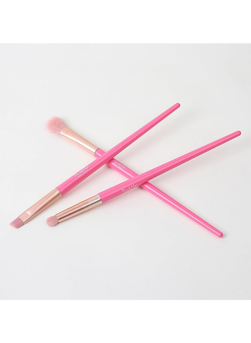 Miniso Exquisite Eye Makeup Brush Set 3 IN 1 PINK ME Series Beauty Brushes  - Image 4