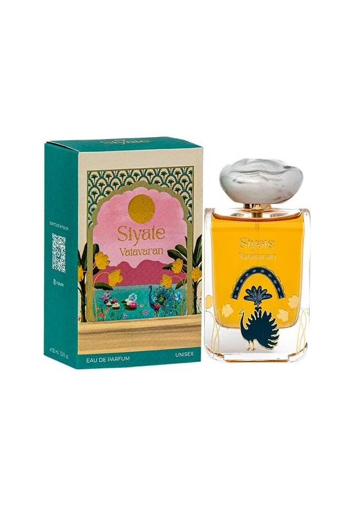 SIYATE سياتي فاتافاران - عطر زهري للجنسين برائحة الحمضيات والفانيليا والورد وزنبق الوادي - 100 مل - Image 1