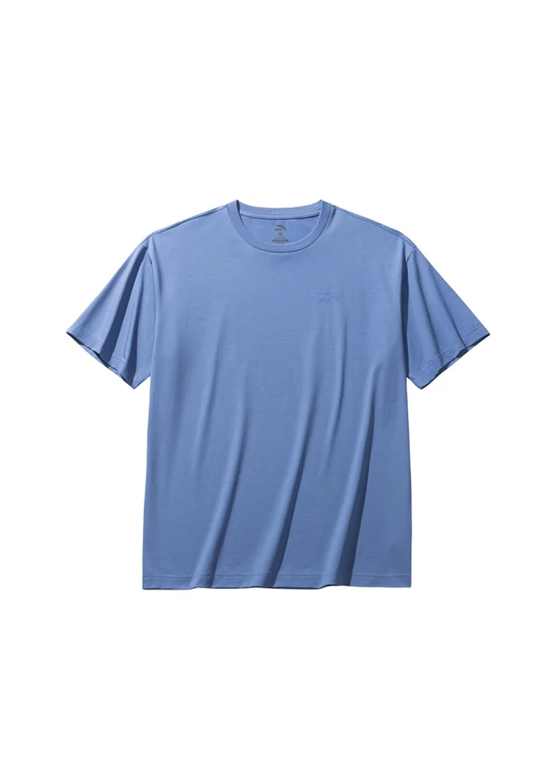 ANTA ANTA Unisex SS Tee Blue-LIFESTYLE