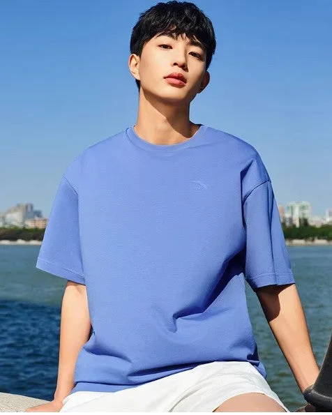 ANTA Men’s Cotton Casual T-Shirt | Classic Everyday Tee/Pure Cotton Comfort · Loose Fit · Effortless Style