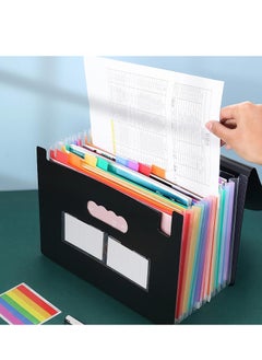 SYOSI File Organiser 12 Pocket, Document Organiser, Folders for Paperwork A4, Folder Expanding Folder, Concertina Filing Boxes  - Image 3