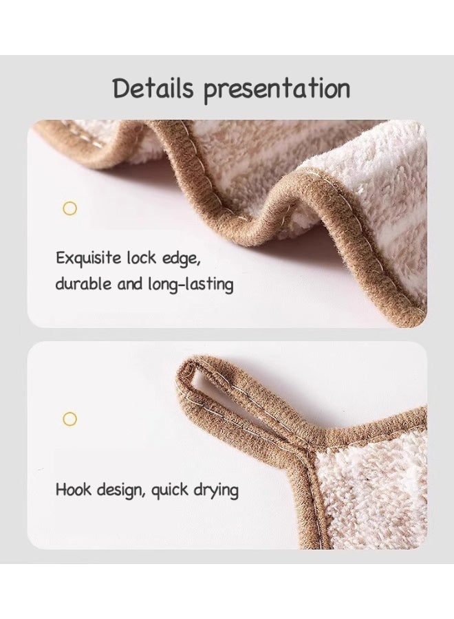 Kitchen Dish Cloths 3-Piece, non greasy and easy to clean. Towels that absorb water and do not shed hair. Household tablecloth cleaning cloths - Image 5