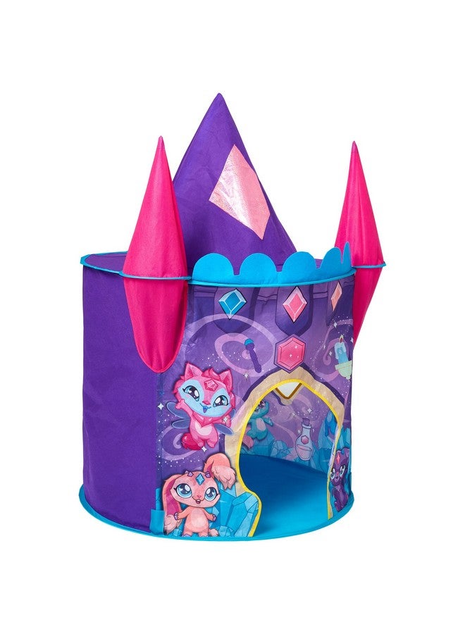 ماجيك ميكس خيمة لعب قلعة ماجيك ميكسيز للبنات والأولاد، سهلة التركيب للعب الفوري، سهلة التجميع، بيت لعب الأميرة القلعة، 31.5 بوصة × 45.28 بوصة (العمق × الارتفاع) - Image 2