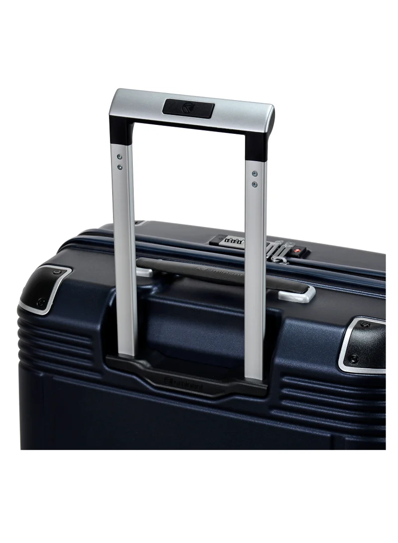 eminent Hard Case Suitcase Trolley Luggage Set of 3 Polycarbonate Lightweight 4 Quiet Double Spinner Wheels Travel Bags With TSA Lock KK10 Night Blue
