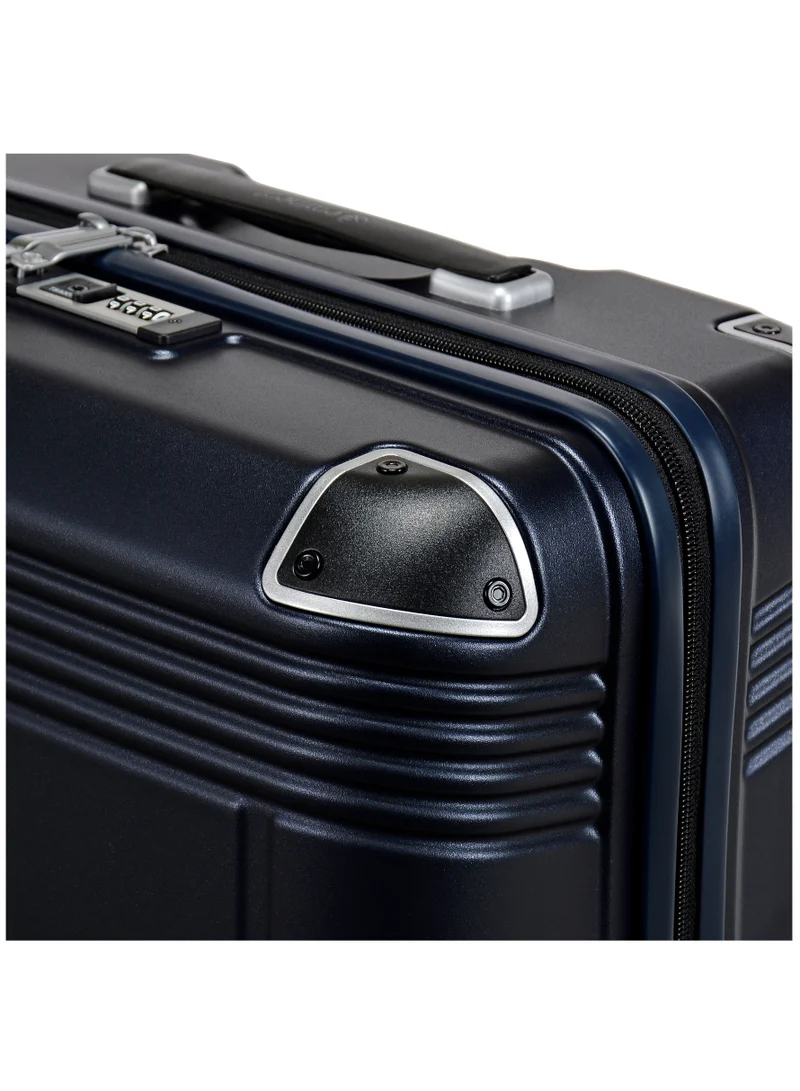 eminent Hard Case Suitcase Trolley Luggage Set of 3 Polycarbonate Lightweight 4 Quiet Double Spinner Wheels Travel Bags With TSA Lock KK10 Night Blue